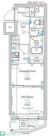 ラフィスタ品川戸越の物件間取画像